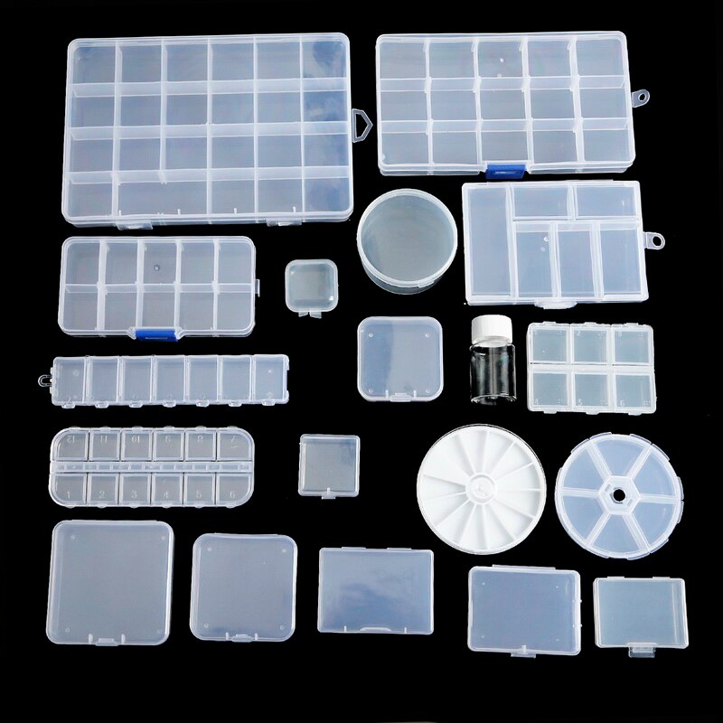 Storage Containers Transparent Component Screw Storage Box Jewelry