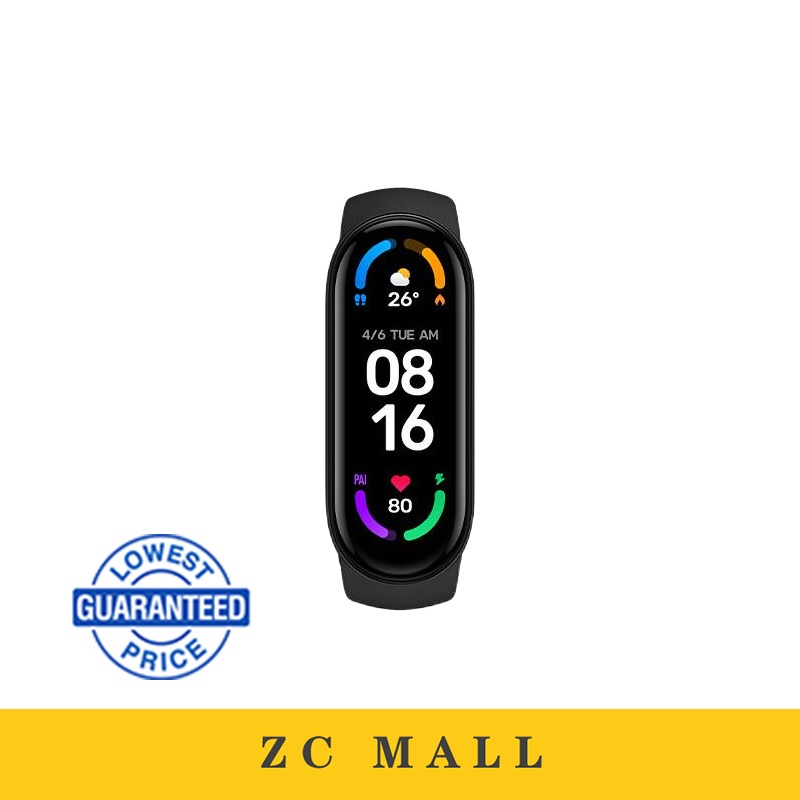 Xiaomi Mi band 6, Global Version,Black 