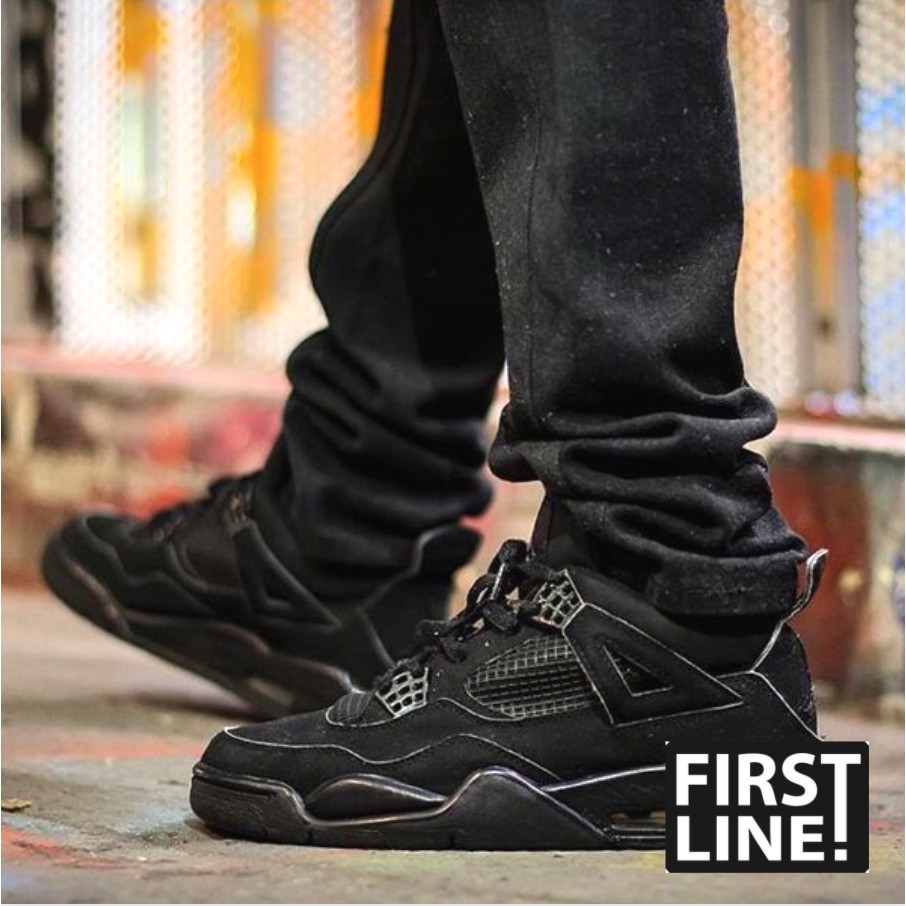 Aj4 black online cat