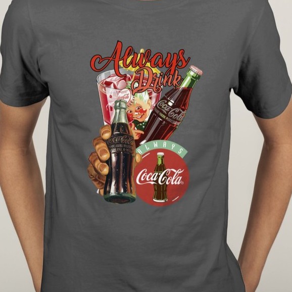 men's coca cola t shirt