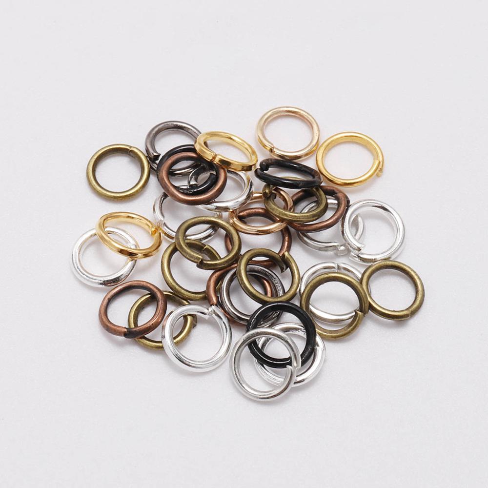 200pcs Stainless Steel Open Jump Rings 4mm 5mm 6mm Split Rings Connectors  for Jewelry Making DIY