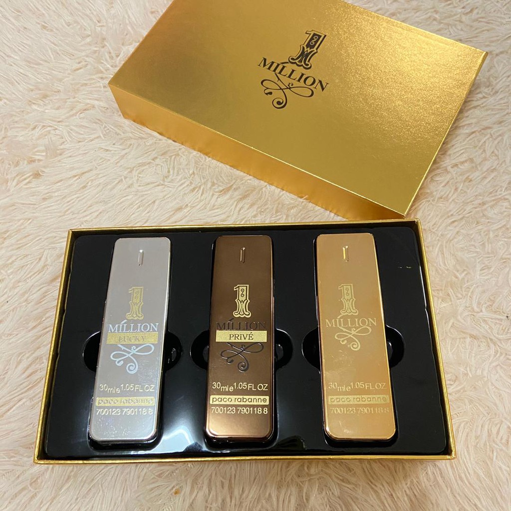 Paco Rabanne 1 Million Gift Box 3in1 30ML Shopee Singapore