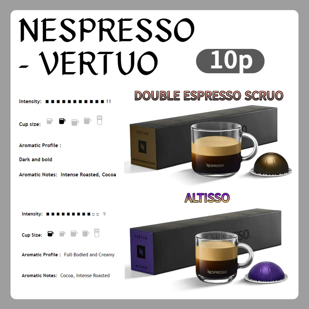 Intenso Vertuo, Intense Robusta Coffee