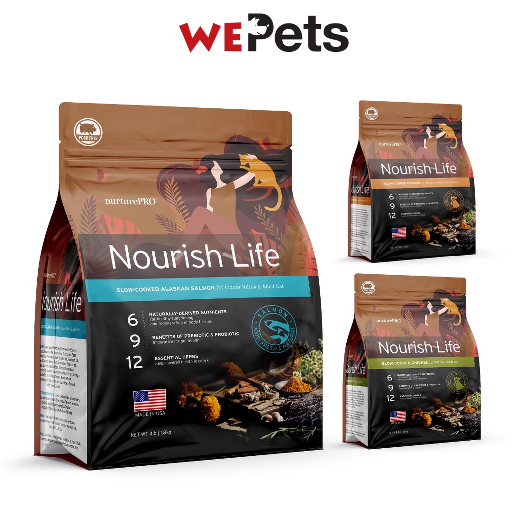 Nourish life cat outlet food