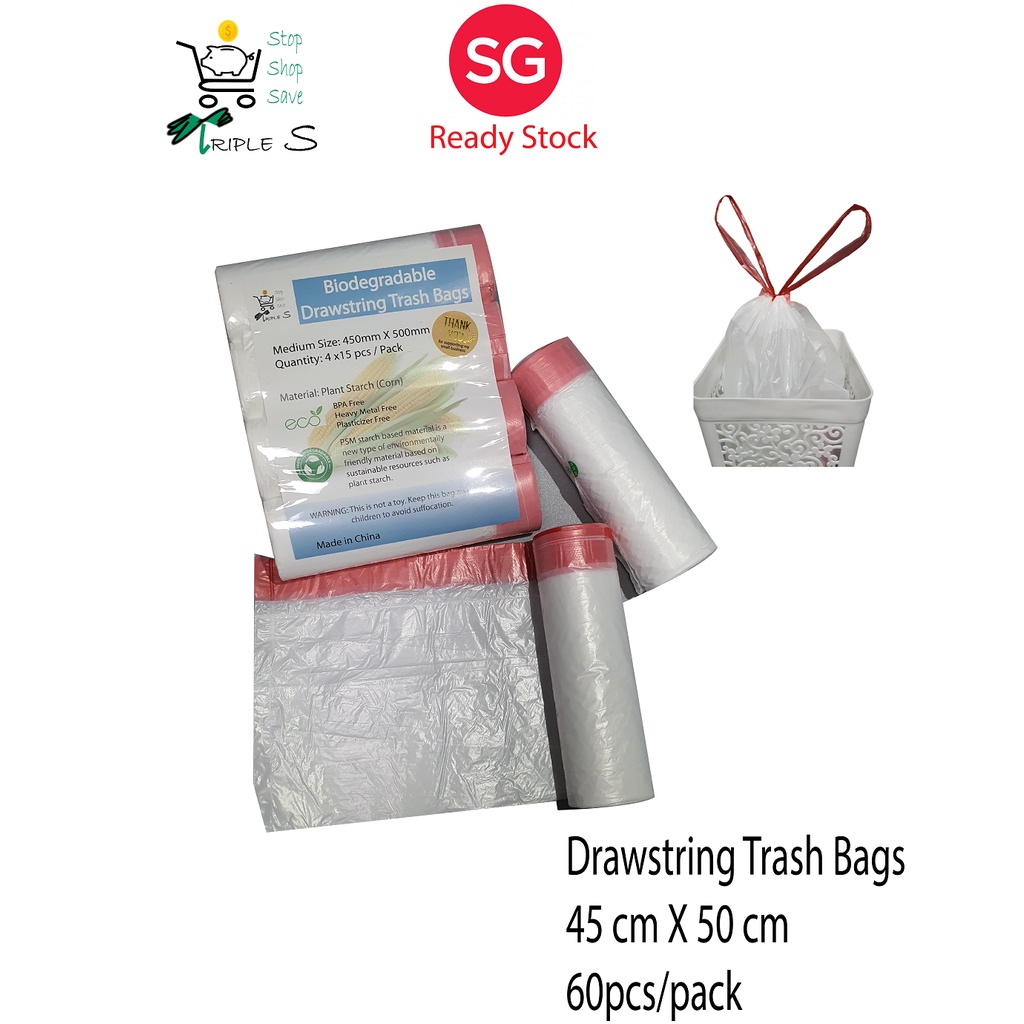 Medium Size Garbage Bags (60PCS)