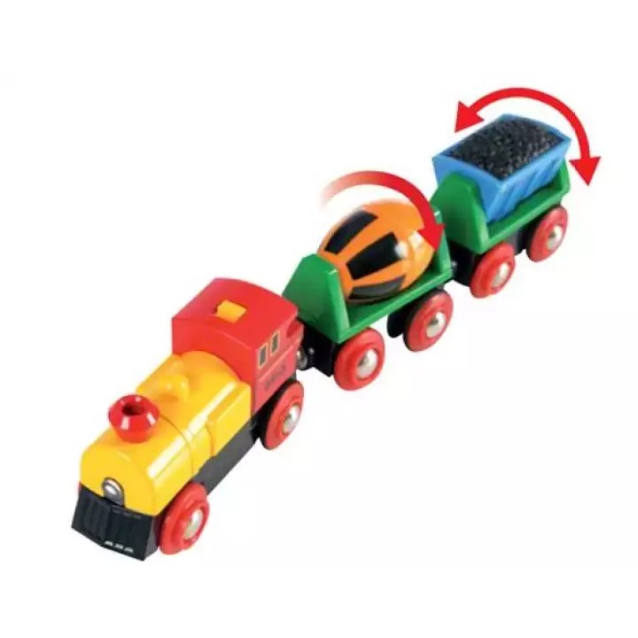 brio battery operated action train