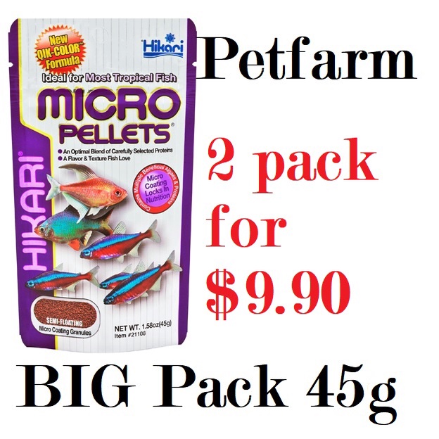 Hikari tropical hotsell micro pellets 45g