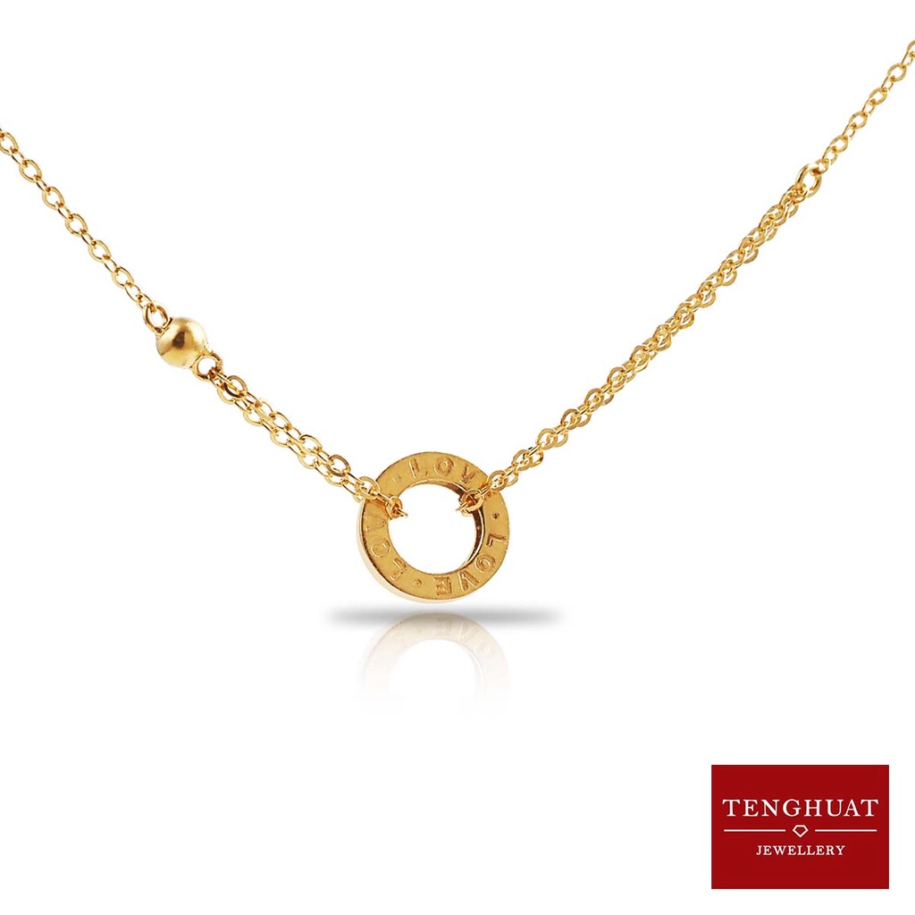 Cartier love necklace sale yellow gold