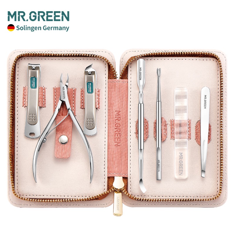 MR.GREEN Nail Clippers with Catcher, Professional Stainless Steel