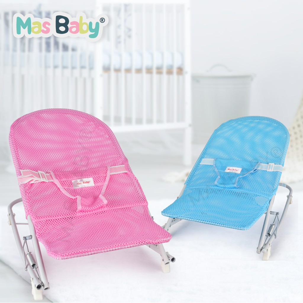Mas Baby Newborn Baby Bouncer Chair Net Rocker Large Rocking Roker Bauncer Enjut Tempat Duduk Letak Buaian Kerusi Besi Shopee Singapore