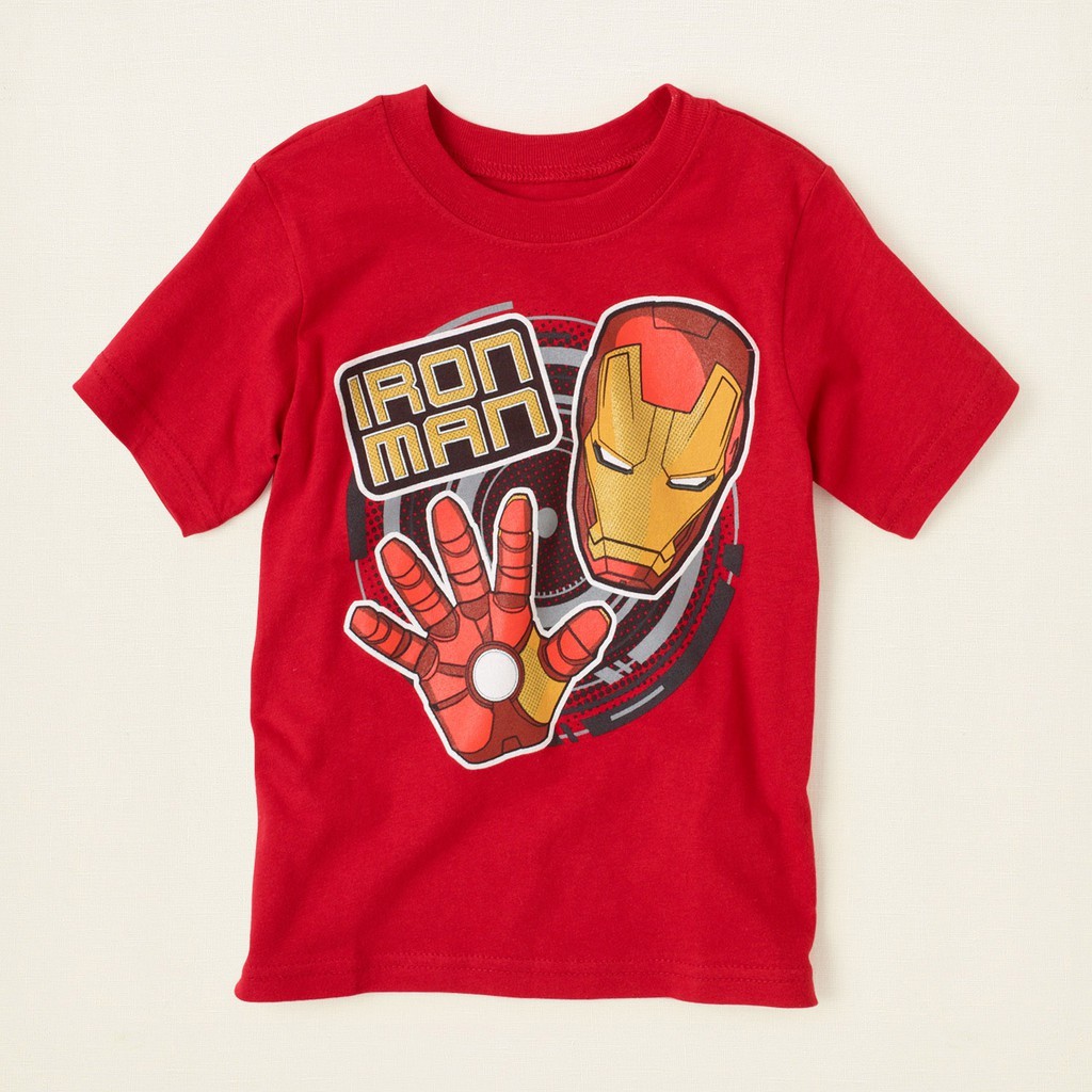 Iron man hotsell t shirt kids