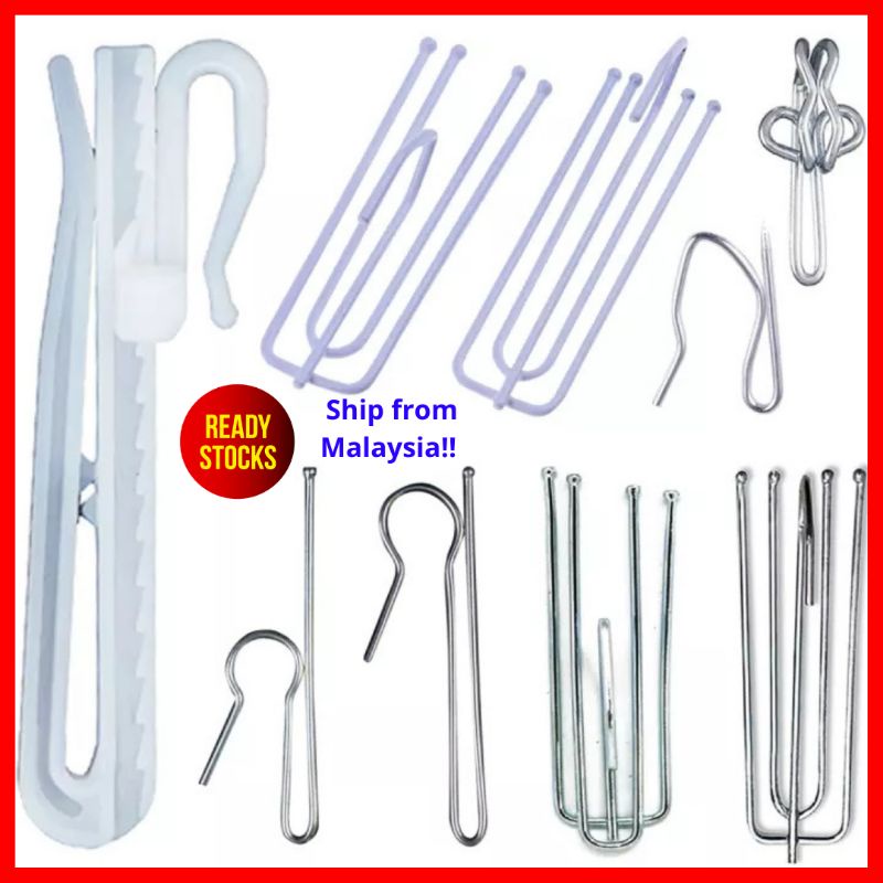 High Quality Curtain Hook/Pinch Pleat Hook 1 4 pin Adjustable Legs