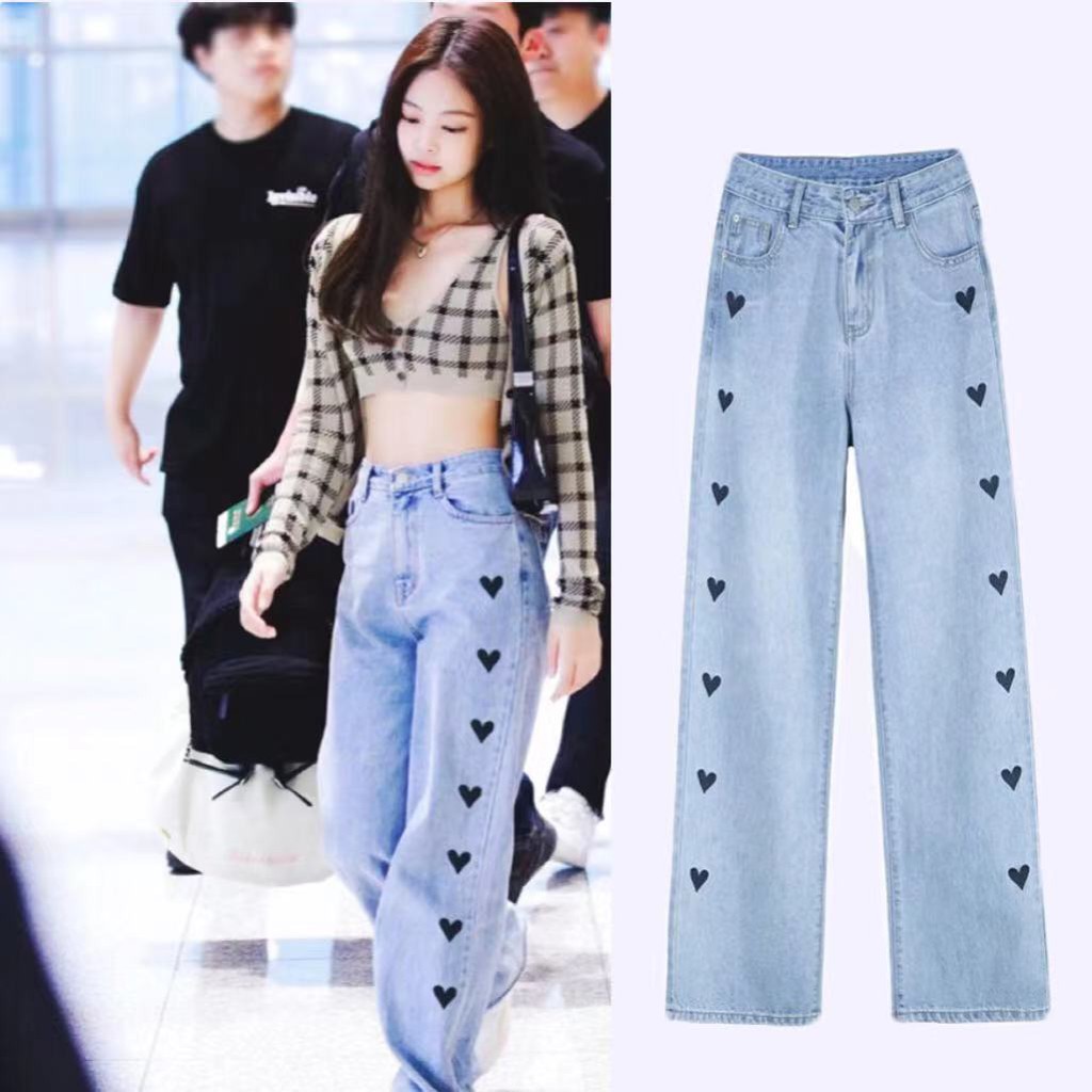 jennie baggy jeans