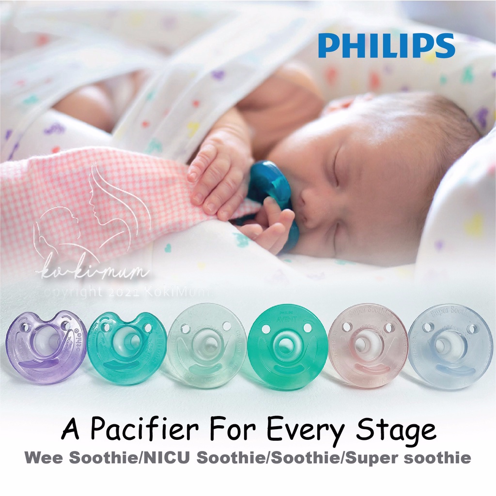 Soothie best sale pacifier ages