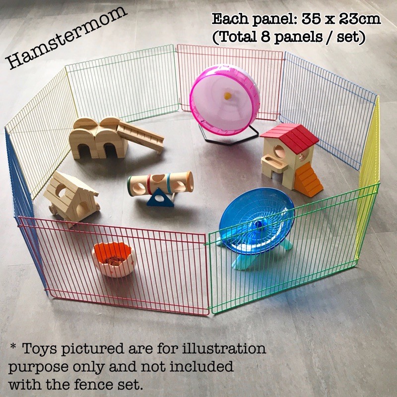 Plastic hamster outlet playpen