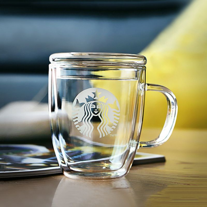 Starbucks glass clearance mug