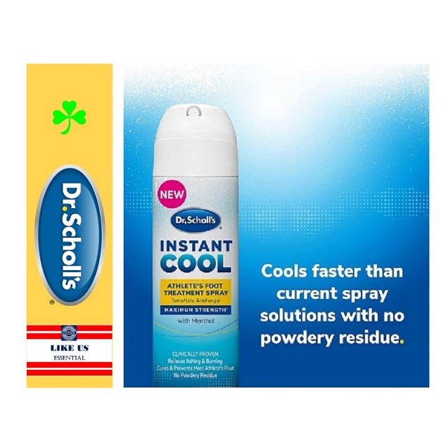 Dr. Scholl's Instant Cool Athlete's Foot Treatment Spray - 5.3 oz