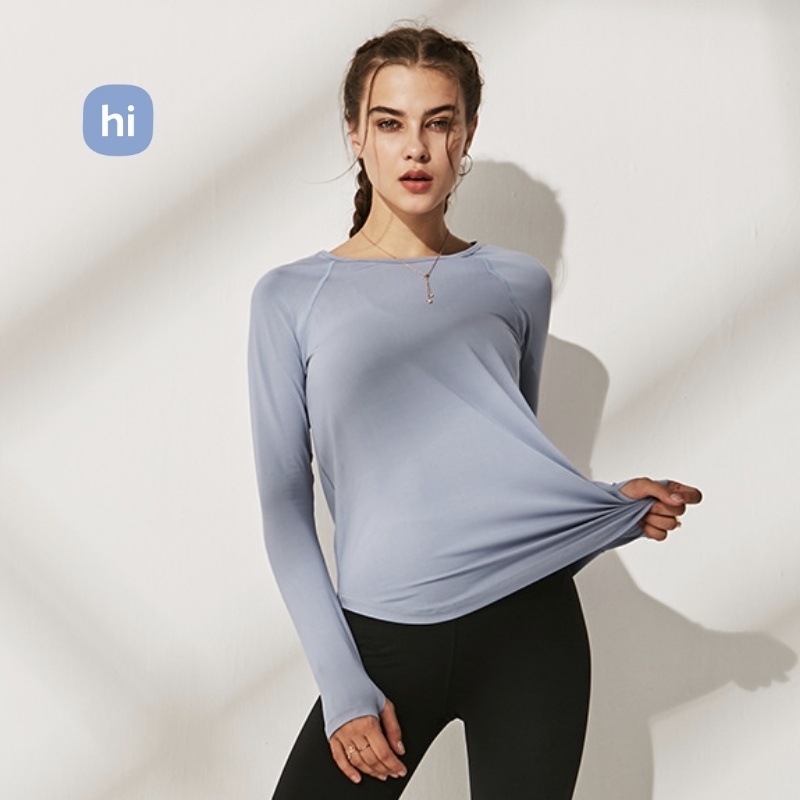 Long sleeve deals gym tops womens