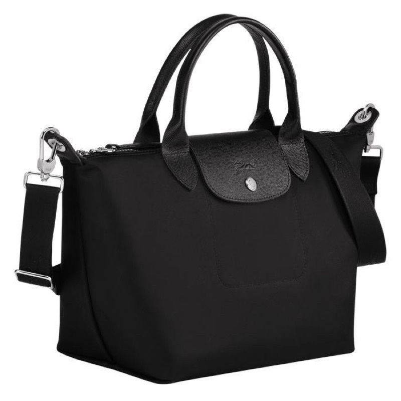 New Longchamp Le Pliage Latest Neo 1512 Black Crossbody / Tote Small bag