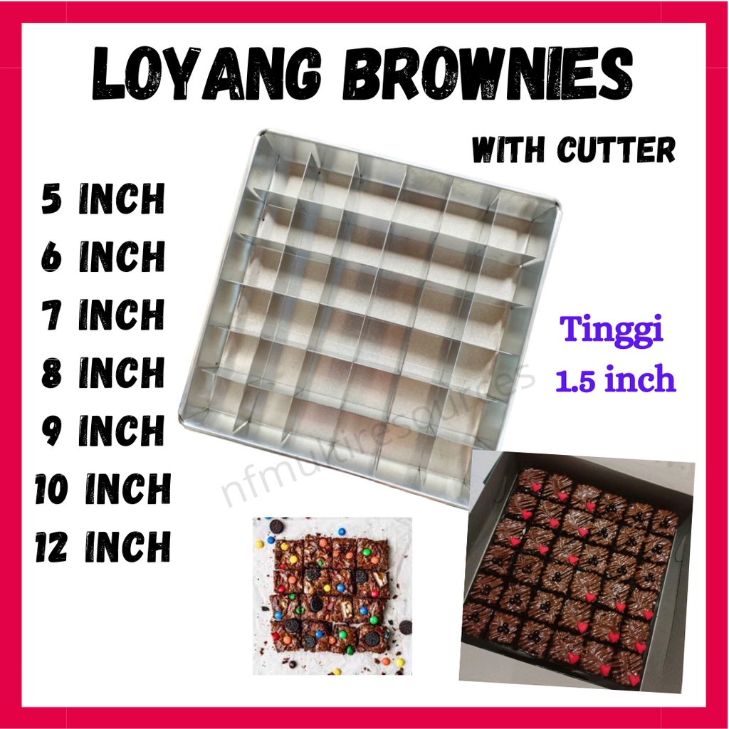 Brownie cutter clearance pan