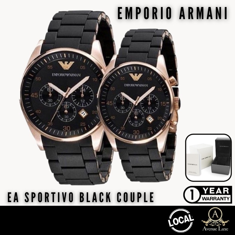 Emporio armani outlet watches for couple