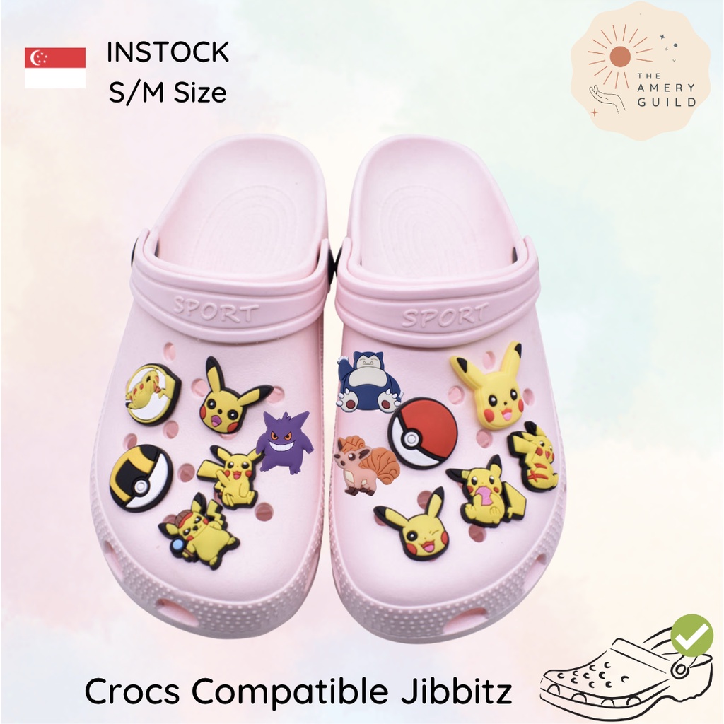 🇸🇬 LOCAL SELLER] Crocs Compatible Jibbitz Charms Pikachu