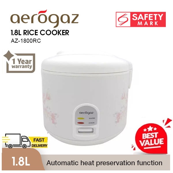 ARC180 Stainless steel rice cooker with steamer