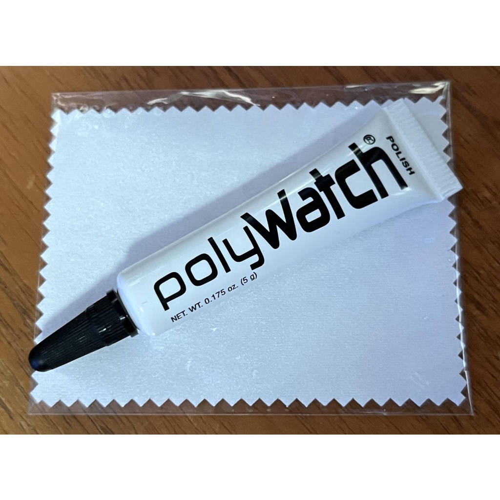 Polywatch Poly Watch Plastic Crystal Glass Polish & Scratch Remover Repair  Tool with Blue Cloth