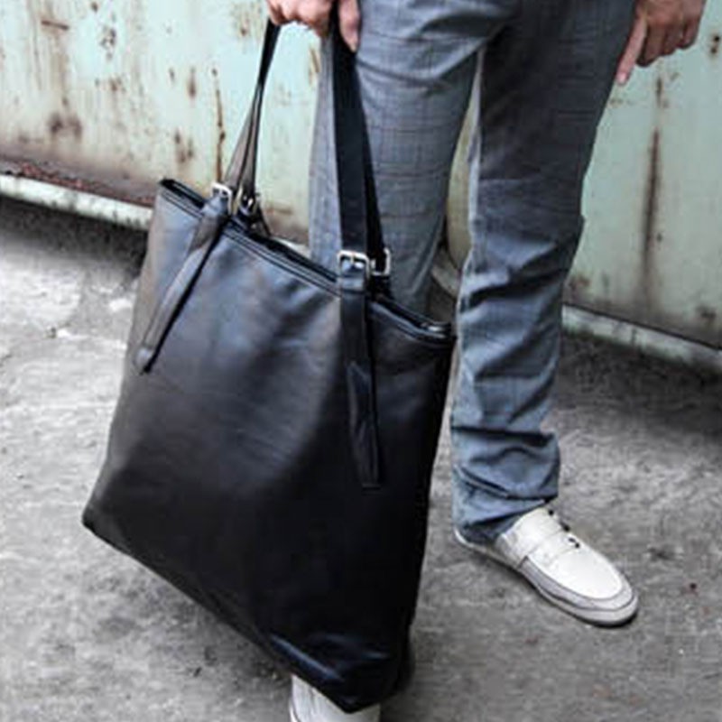 Mens black hot sale tote bag