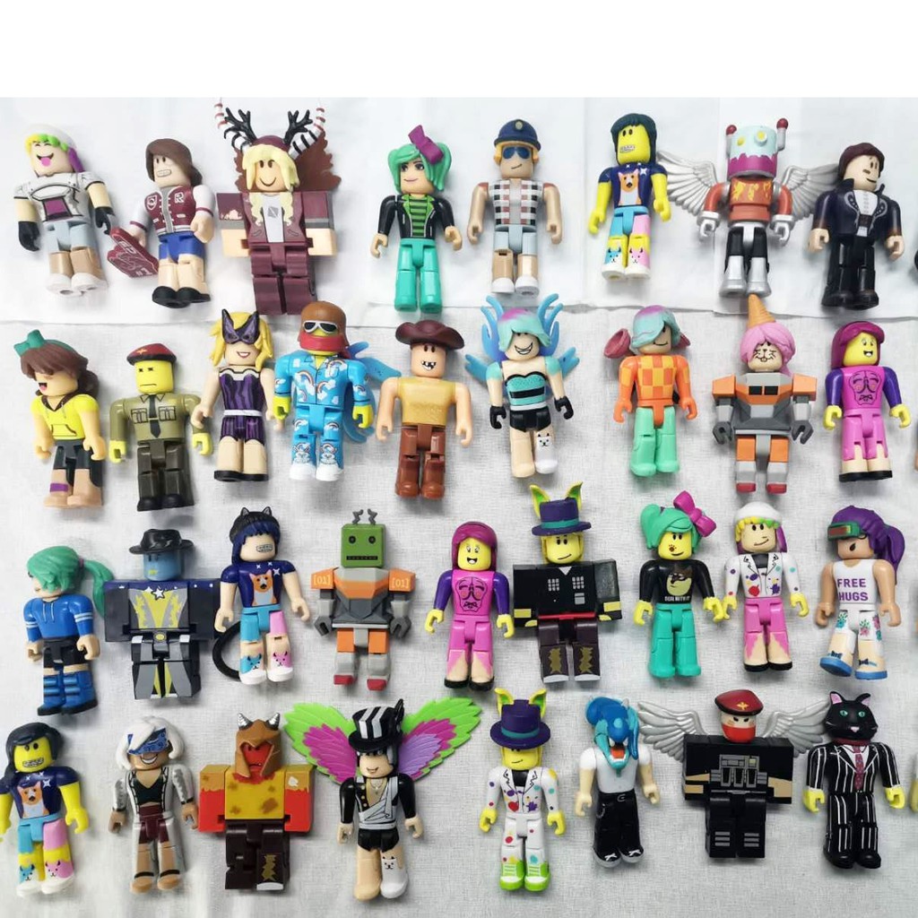 Virtual World Games Roblox Building Blocks Robot Model Action Figure Toys |  Shopee Singapore