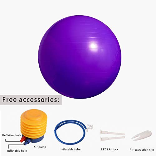 Purple gym online ball