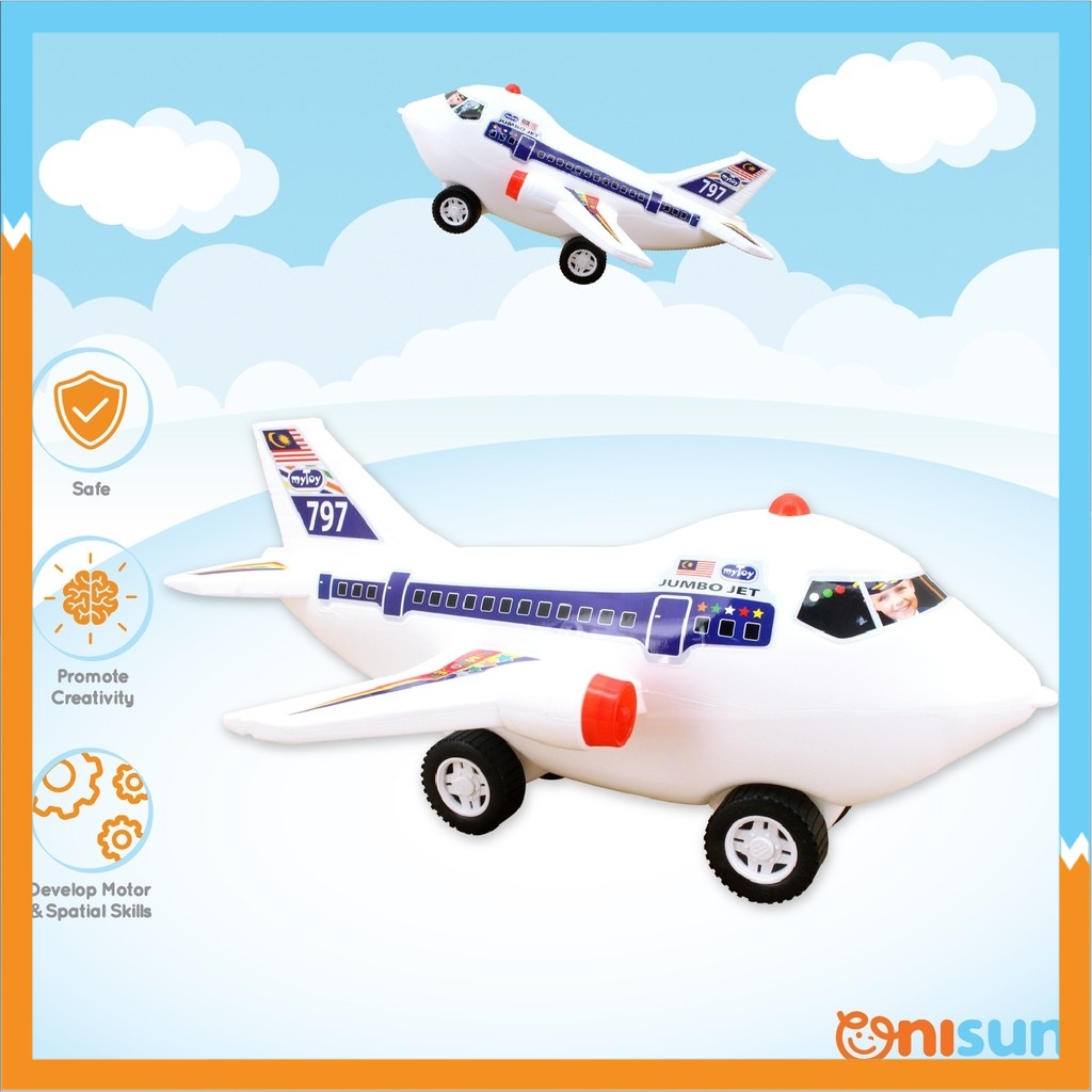 Jumbo jet plane clearance toys