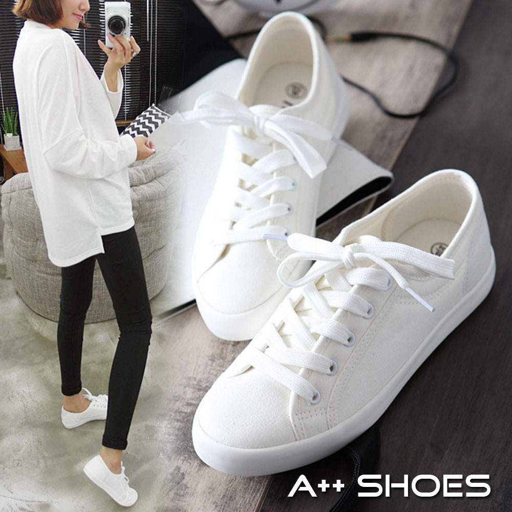 Casual shoes with white on sale sole