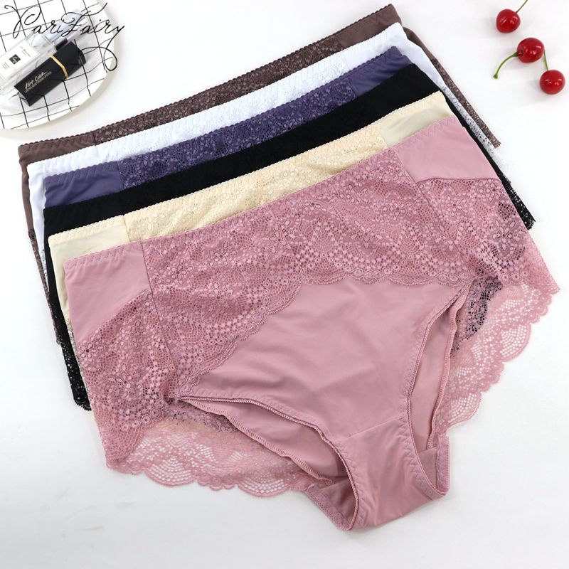 Large Size High Waist Panties For Women Underwear Big Size Briefs