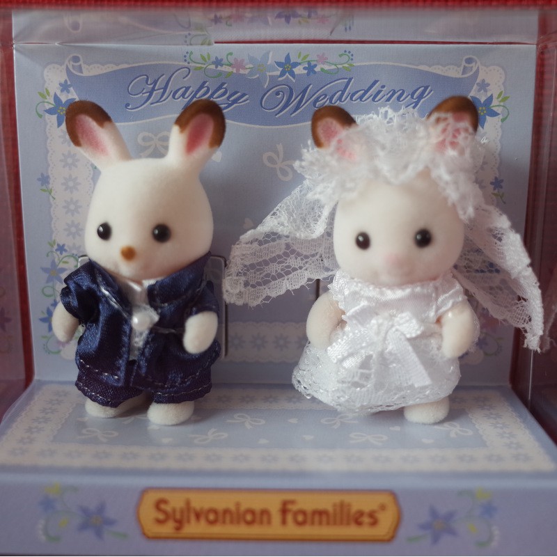 Sylvanian Families CHOCOLATE RABBIT TRIPLETS BABY PRAM SET SE-204  CalicoCritters