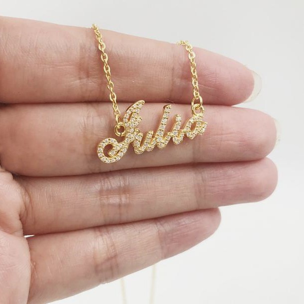 Gold chain hot sale necklace customized