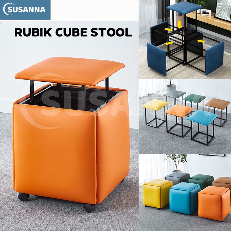 Rubik's deals cube stool