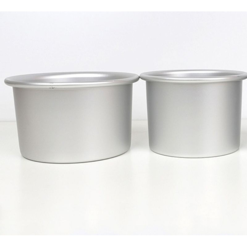 6 8 Inch Round Cake Tin with Loose Base 4 inch height Non