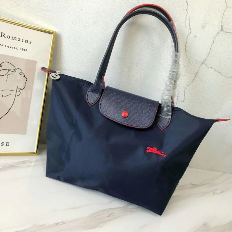 Small navy longchamp on sale bag