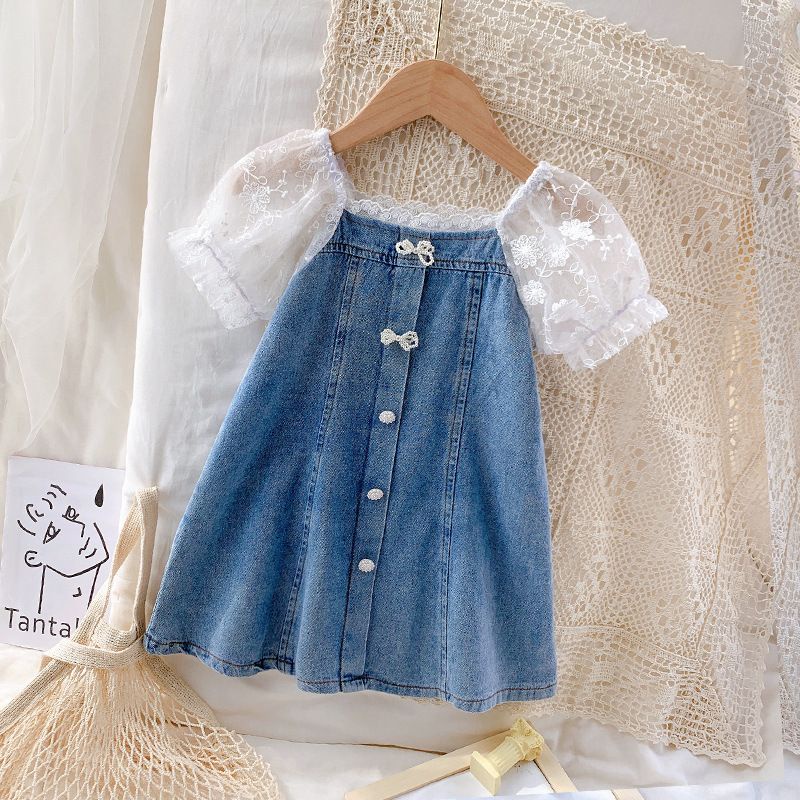 Denim outfit for outlet baby girl