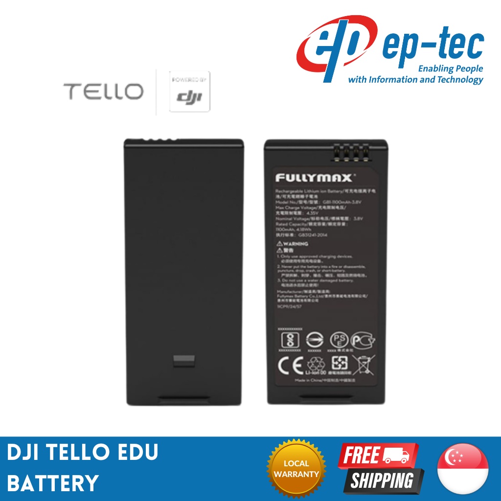 Dji tello battery sales upgrade