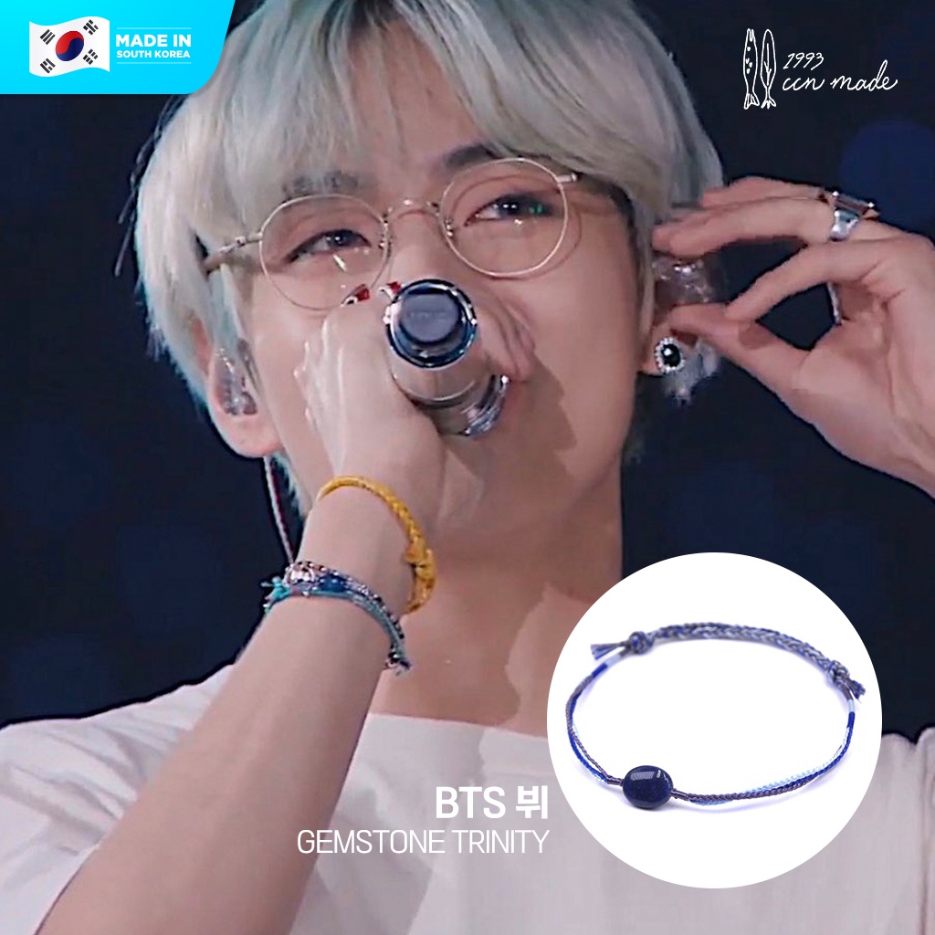 CCNMADE Wish Bracelet Different_Green Worn by BTS V - NAKD SEOUL