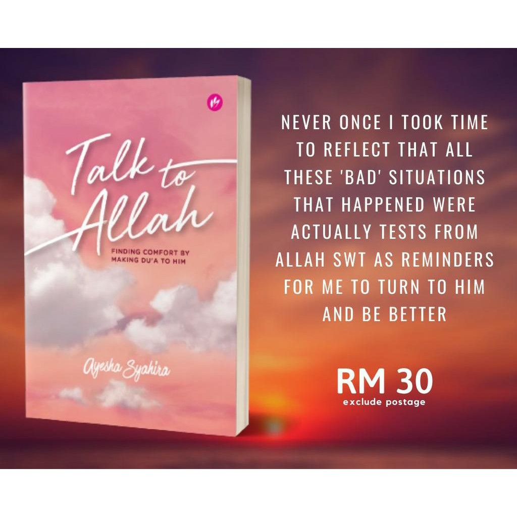 BOOK TALK TO ALLAH by Ayesha Syahira | Shopee Singapore