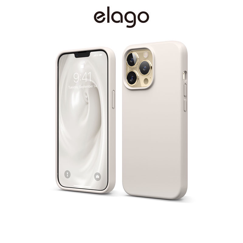 elago Compatible with iPhone 14 Pro Max Case, Pebble Case, Full Body Protective Cover, Shockproof, Special Pebble Coated, Slim, Anti-Scratch, 6.7