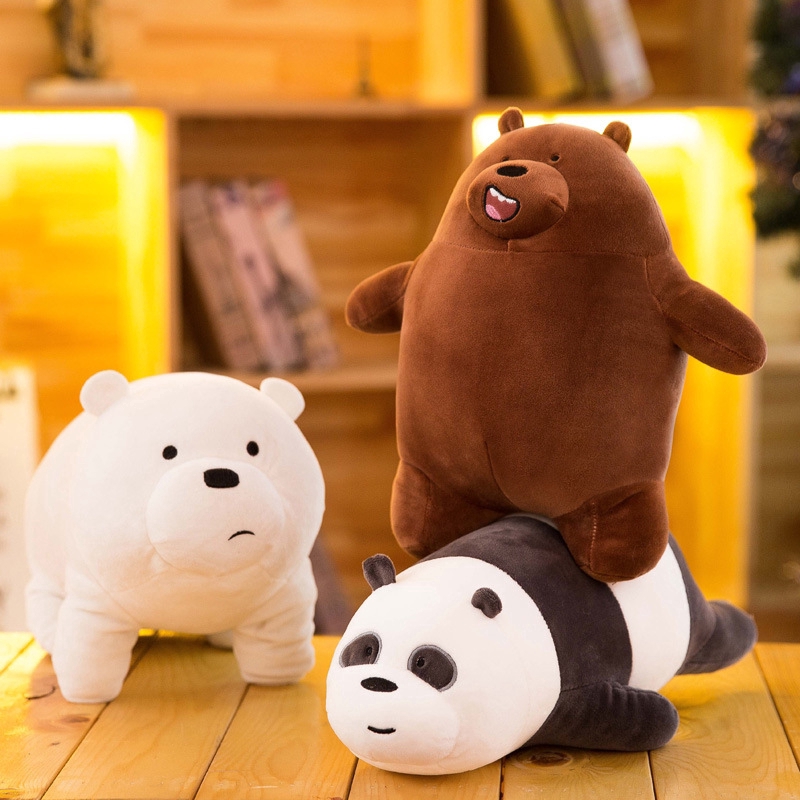 we bare bears grizz plush