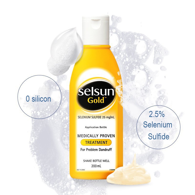 Selsun Gold Treatment 200mL Medically Proven Treatment For