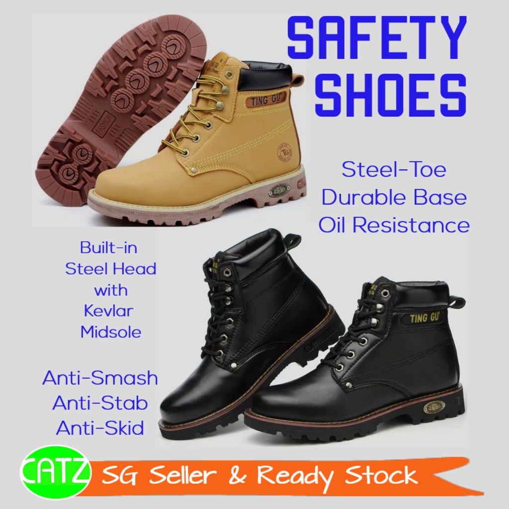 Steel toe store shoes singapore