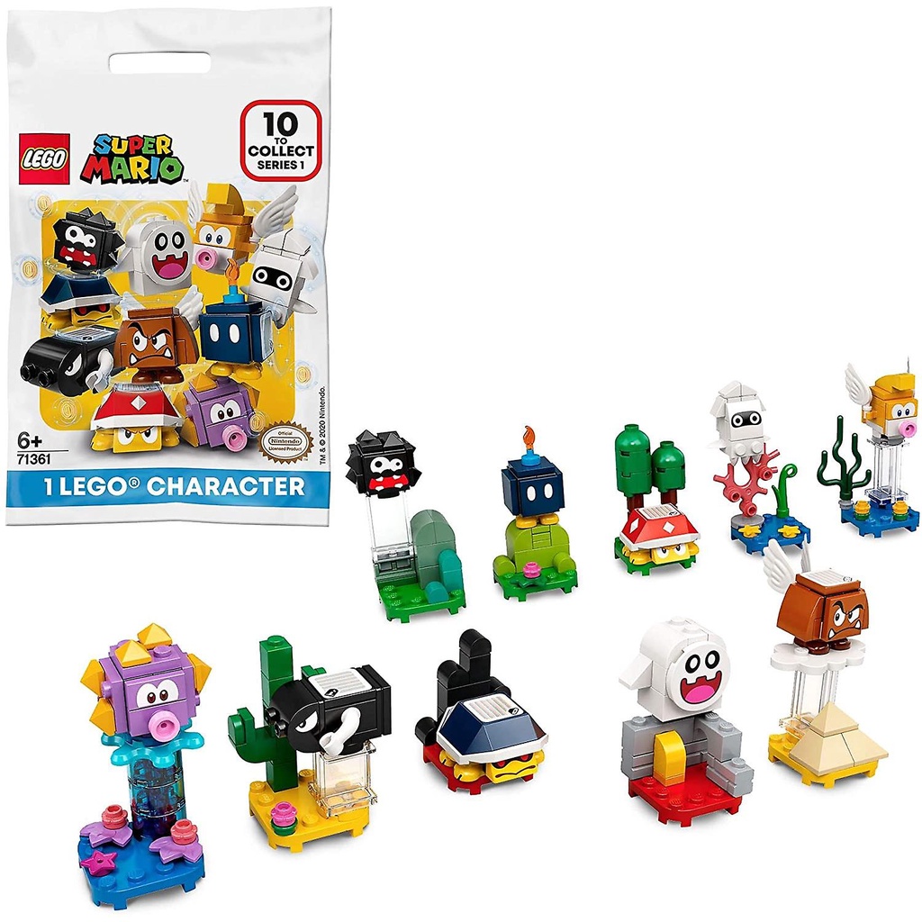 LEGO 71361 Super Mario Character Packs Series 1 Complete set of 10 small cut Shopee Singapore