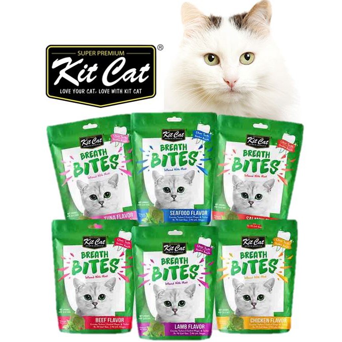 KitCat Breath Bite Cat food Cat Treats Kit Cat Shopee Singapore