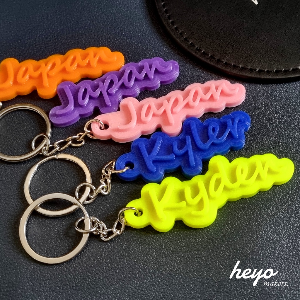 Personalized keychains + backpack charms to send kids back to school with a  smile